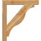 Ekena Millwork Funston Block Rough Sawn Bracket w/ Offset Brace, Western Red Cedar, 6"W x 34"D x 38"H BKT0604X34X38FST05RWR - alternate 3